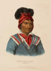 FOKE-LUSTE-HAJO. Een SEMINOLE, uit de Geschiedenis van de Indianenstammen van Noord-Amerika.