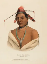 MAR-KO-ME-TE, A MENOMENE BRAVE, uit Geschiedenis van de Indianenstammen van Noord-Amerika