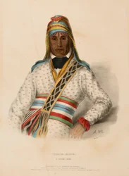 YOHOLO-MICCO. A CREEK CHIEF, uit History of the Indian Tribes of North America.