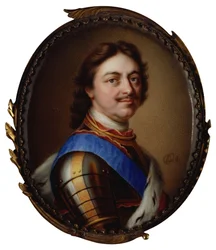 Portret van keizer Peter I de Grote, 1717