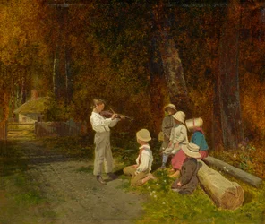 Zijn eerste publieke optreden