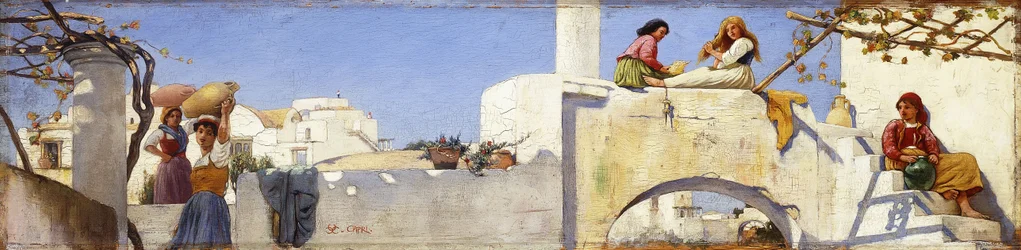 Een scène in Capri