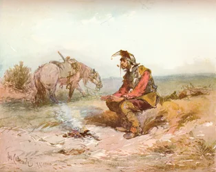 Langham Schets: Het Bivak, ca. 1885
