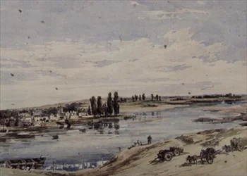 Uitzicht op Amboise