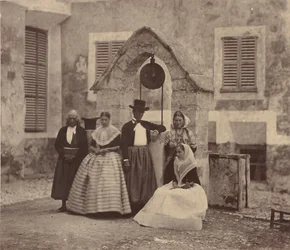 Balearen, Dorpsbewoners van Palma en hun omgeving, 1860