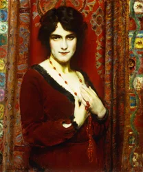 De Carneool Ketting (Portret van Miss R)