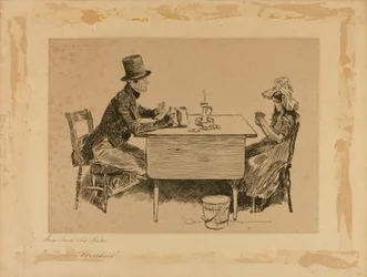 Tom Pinch en zijn zus, uit "Martin Chuzzlewit".