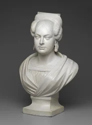 Mevrouw Charles Dodge, c.1830-40 (beschilderd hout)