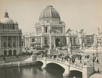 Administratiegebouw op de Wereldtentoonstelling van Chicago, 1893