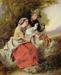 Het vogelnest (olieverf op doek)