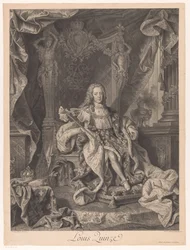 Portret van Lodewijk XV van Frankrijk