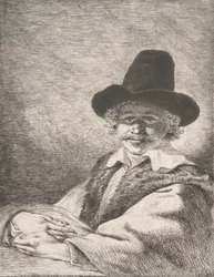 Portret van Zittende Man met Hoed, 1782