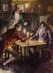 Illustratie voor The Amateur Gentleman door Jeffery Farnol