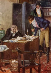 Illustratie voor The Amateur Gentleman door Jeffery Farnol