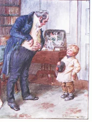 Hoe zijn je neigingen wat betreft zes pence, illustratie uit Dr Marigolds Recept, 1910