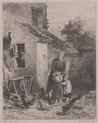 Een Hoek van de Hof, of Un Coin de Cour