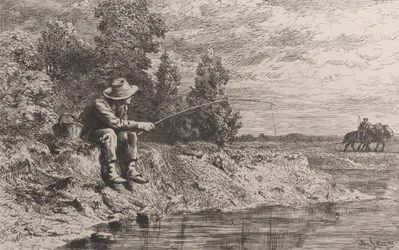 Vissen op voorn, 1865
