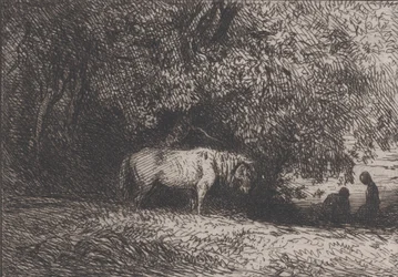 Paard onder een tak, 1846