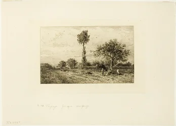 Landschap met Bochtige Weg