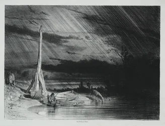 De Visser, Regenachtig Weer, 1847
