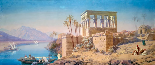 Philae, Egypte, 1863
