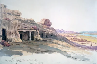 Rotsgraven, Beni Hassan, 10 maart 1863, Egypte, 1863
