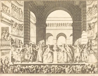 De kroning van Voltaire