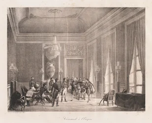 Begin van het Keizerrijk, begin 19e eeuw (litho)