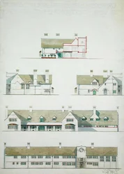 Voorgesteld huis in Higham Woodford, Essex voor Lady Henry Somerset