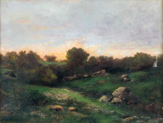 Landschap bij Barbizon, eerste helft van de 19e eeuw