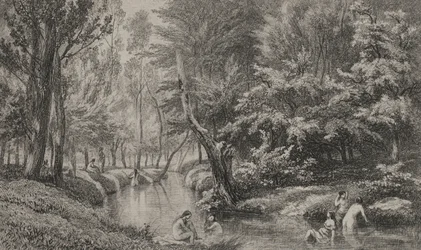 De baders, c. 1847