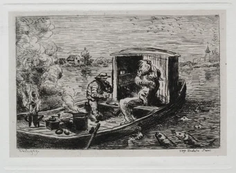 De Boottocht: Smullen of Lunchen op de Boot, 1861