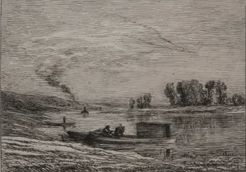 De Boot in Conflans, 1866