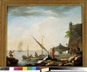Middellandse Zeehaven bij de fontein