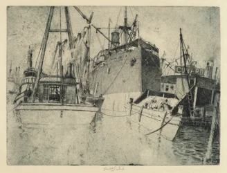 Chelsea Docks, Het Laden van het Schip