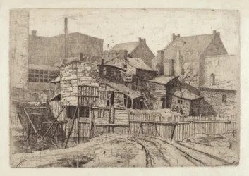 Zonder Titel (Houten Huis in de Stad)