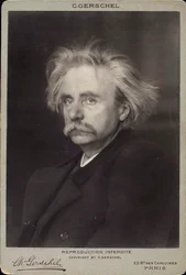 Edvard Grieg, Noorse componist en pianist, eind 19e of begin 20e eeuw