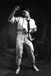 Vaslav Nijinsky in het ballet Jeux van Claude Debussy