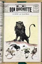 Omslag van Le Don Quixote, nummer 591, Satirisch in Kleuren