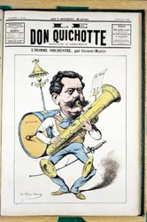 Omslag van "Le Don Quixote", nummer 474, Satirisch in kleuren