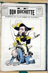 Omslag van Le Don Quixote, nummer 495, Satirique in kleuren