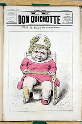 Omslag van Le Don Quixote, nummer 67, Satirisch in kleuren