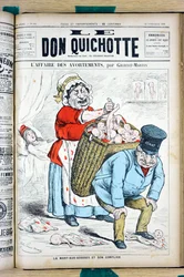 Omslag van Le Don Quixote, nummer 908, Satirique in kleuren