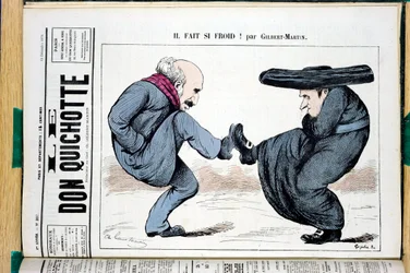 Omslag van Le Don Quixote, nummer 287, Satirisch in Kleuren