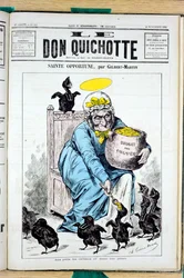 Omslag van Le Don Quixote, nummer 440, Satirisch in Kleuren