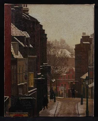 Flask Walk onder Sneeuw