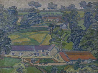 Landschap met Boerderijen