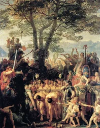 Frans: Les Romains passant sous le joug Romeinen onder het juk
