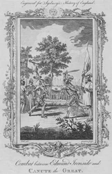 Gevecht tussen Edmund Ironside en Knoet de Grote, 1773