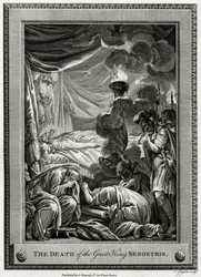 De dood van de grote koning Sesostris, Oud Egypte, 1775